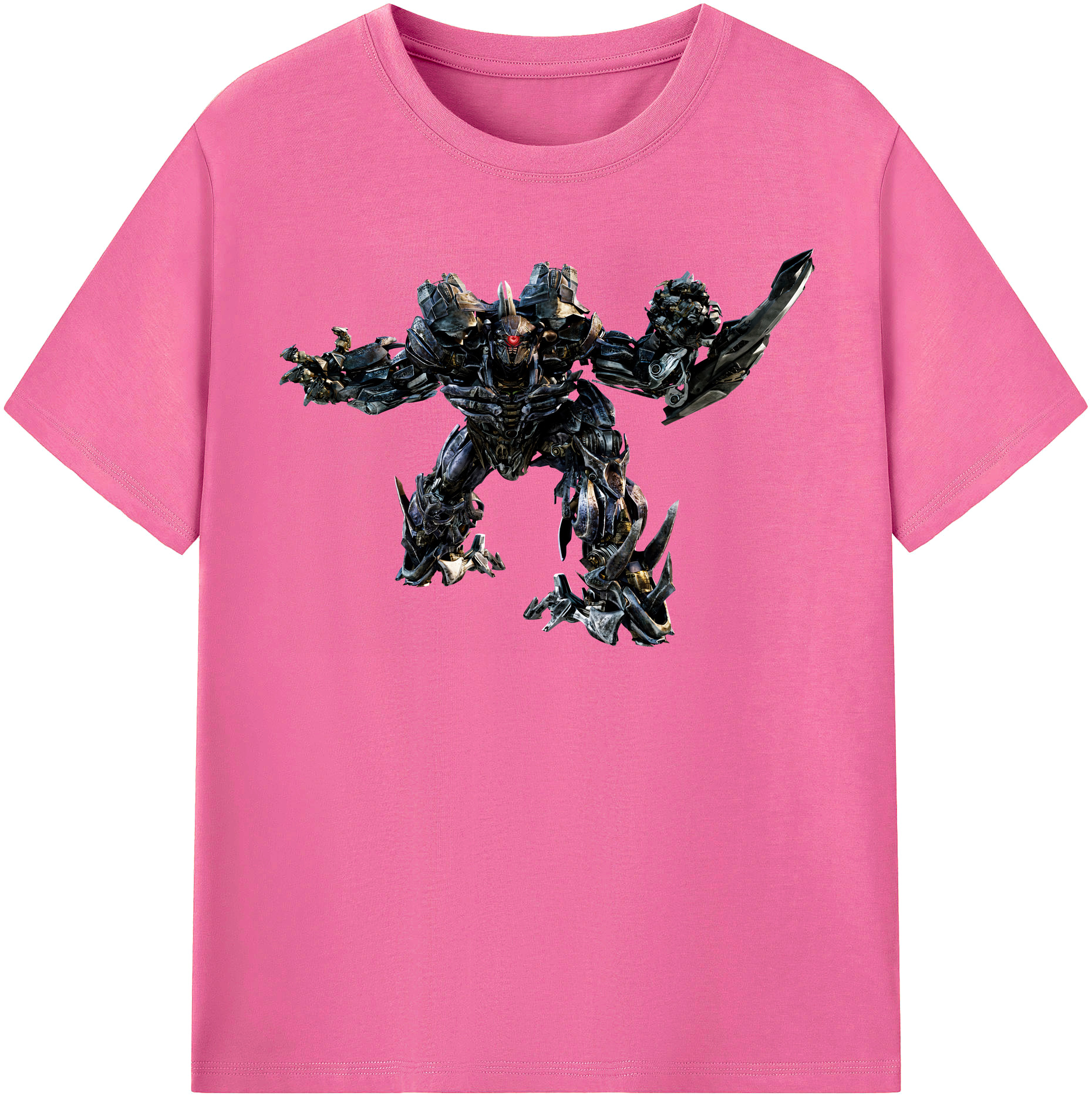 （画像用） Transformers トランスフォーマー レディースカジュアルプリントTシャツ（綿100％）